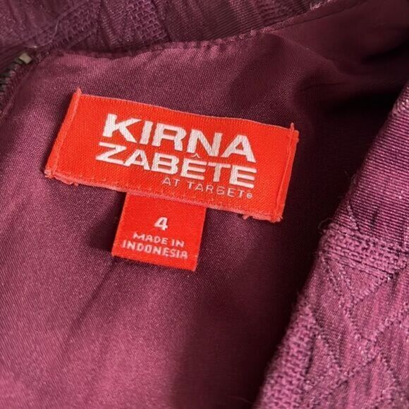 Kirna ZABETE AT Targe V Neck Fit and flare Dress Size‎ 4 - Picture 3 of 4